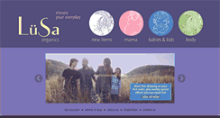 Desktop Screenshot of lusaorganics.com